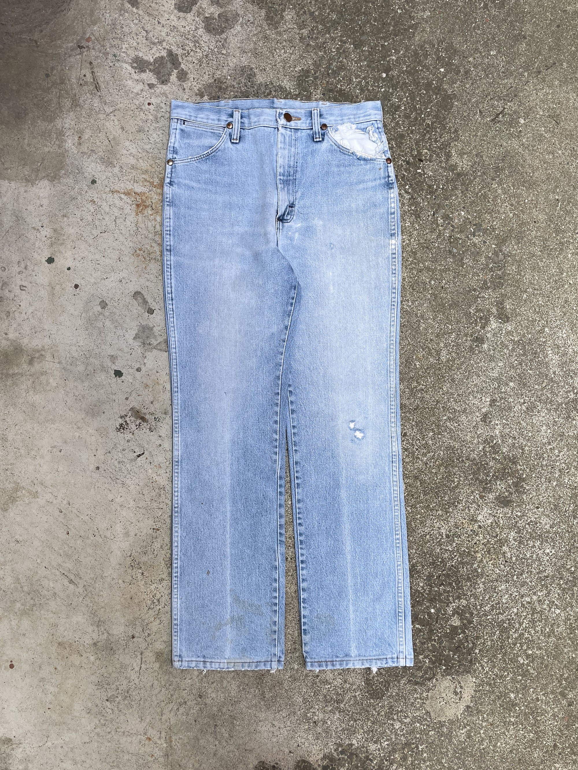 1980s Wrangler Faded Blue Denim (30X30)