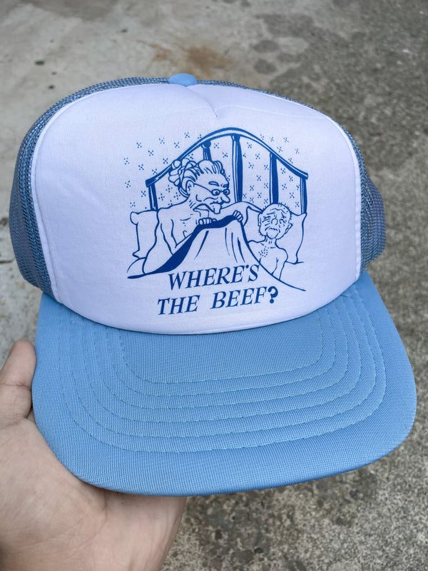 1990s “Where’s the Beef?” Trucker Hat