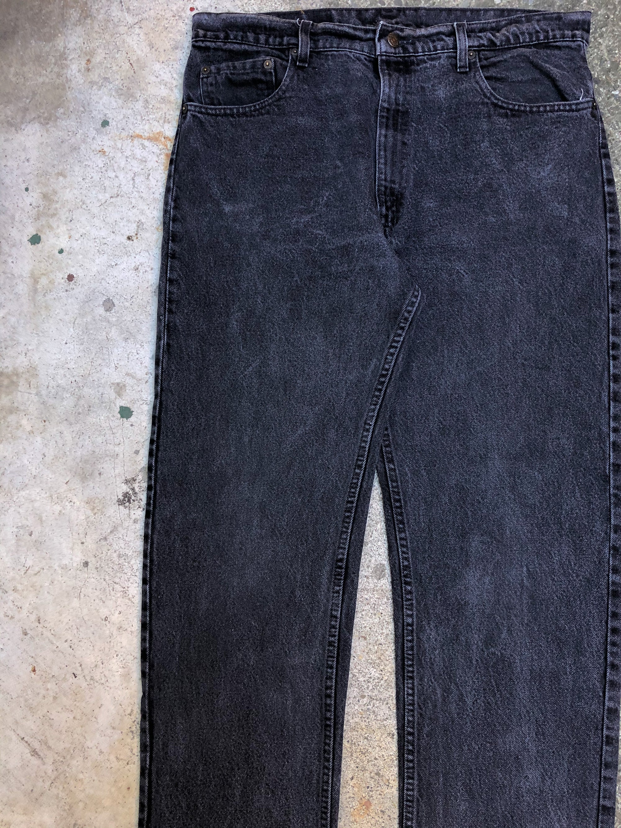 1990s Levis Faded Charcoal 505 (36X29)