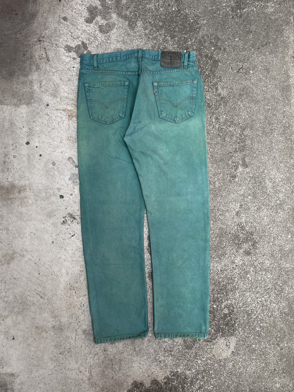 Vintage Levi’s Green Blue Overdye 505 (35X31)