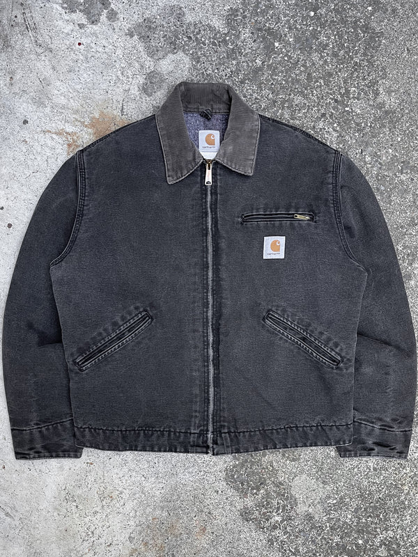 Carhartt Faded Black Lined Work Jacket (S/M)