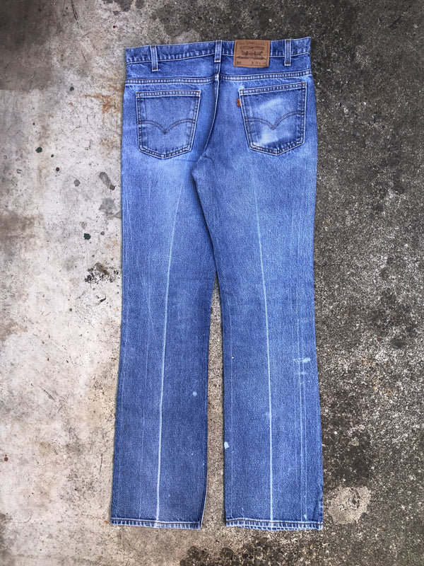 1990s Orange Tab Levis Faded Blue 517 (33X32)