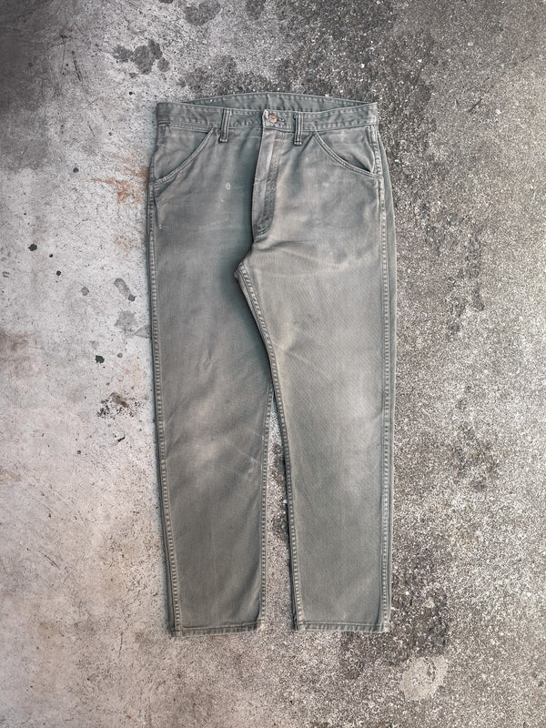 1960s Wrangler Faded Sage Green Pants (32X28)