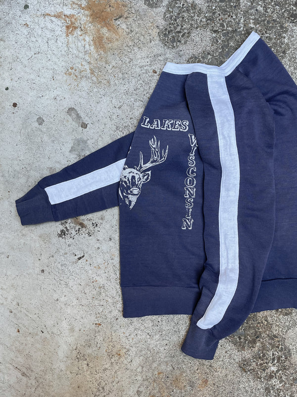 1960s/70s “Land O Lakes” Faded Raglan Sweatshirt