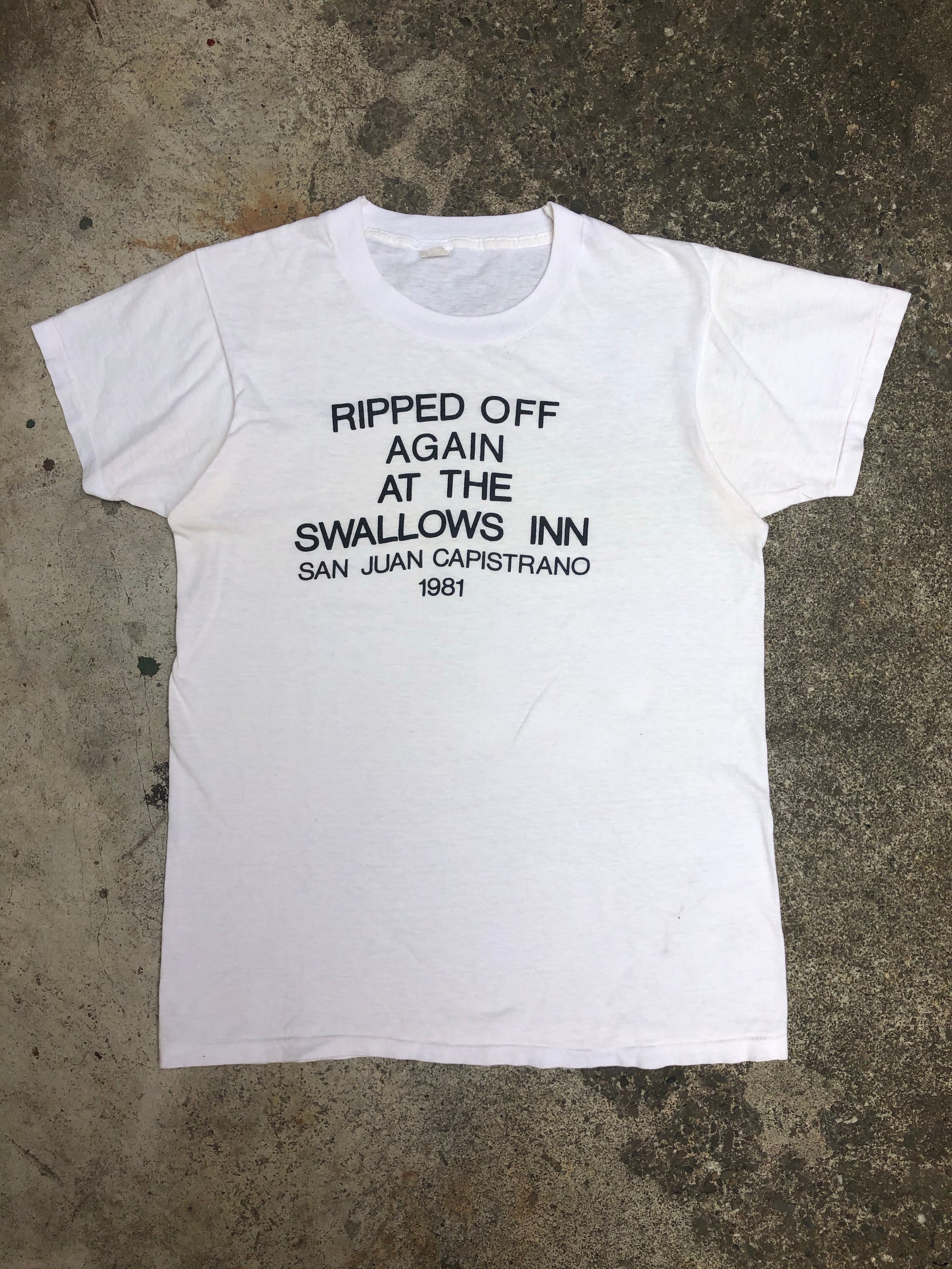 1980s Single Stitched “Ripped Off Again” Tee