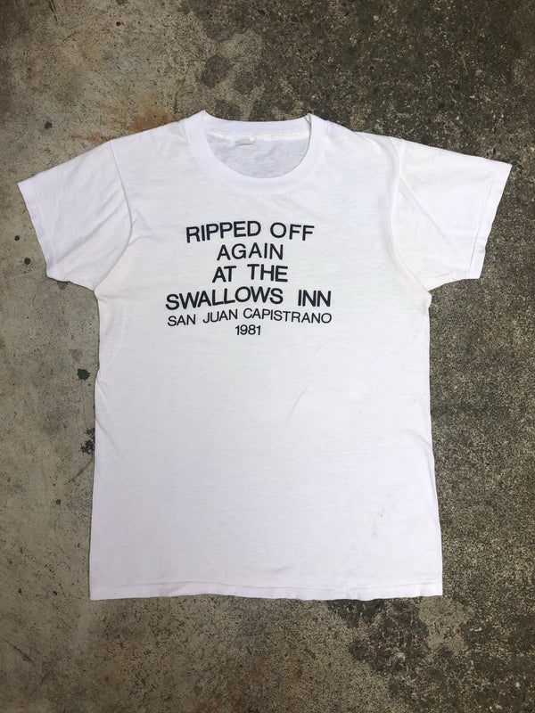 1980s Single Stitched “Ripped Off Again” Tee