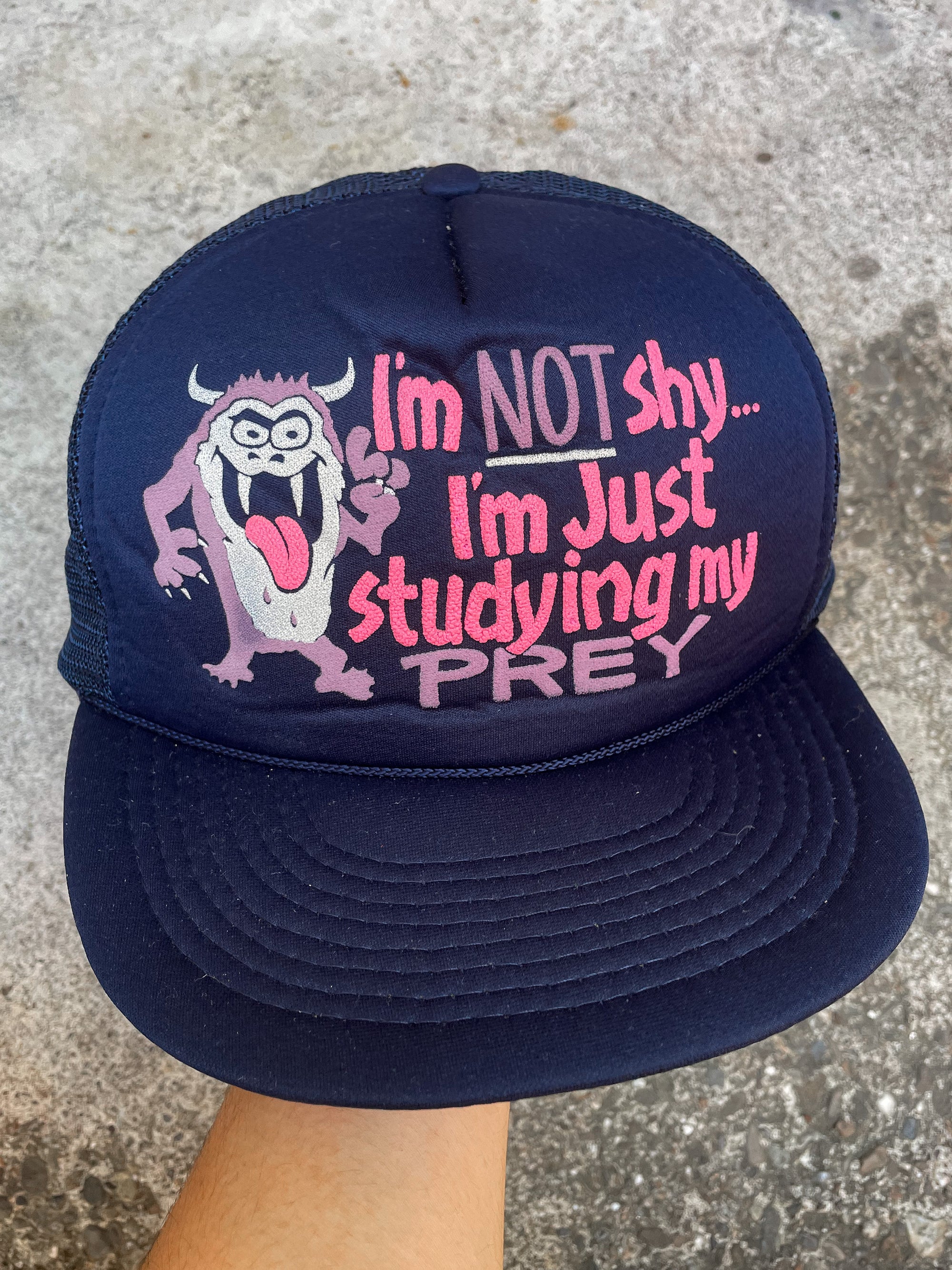 1990s “I’m Not Shy…” Trucker Hat