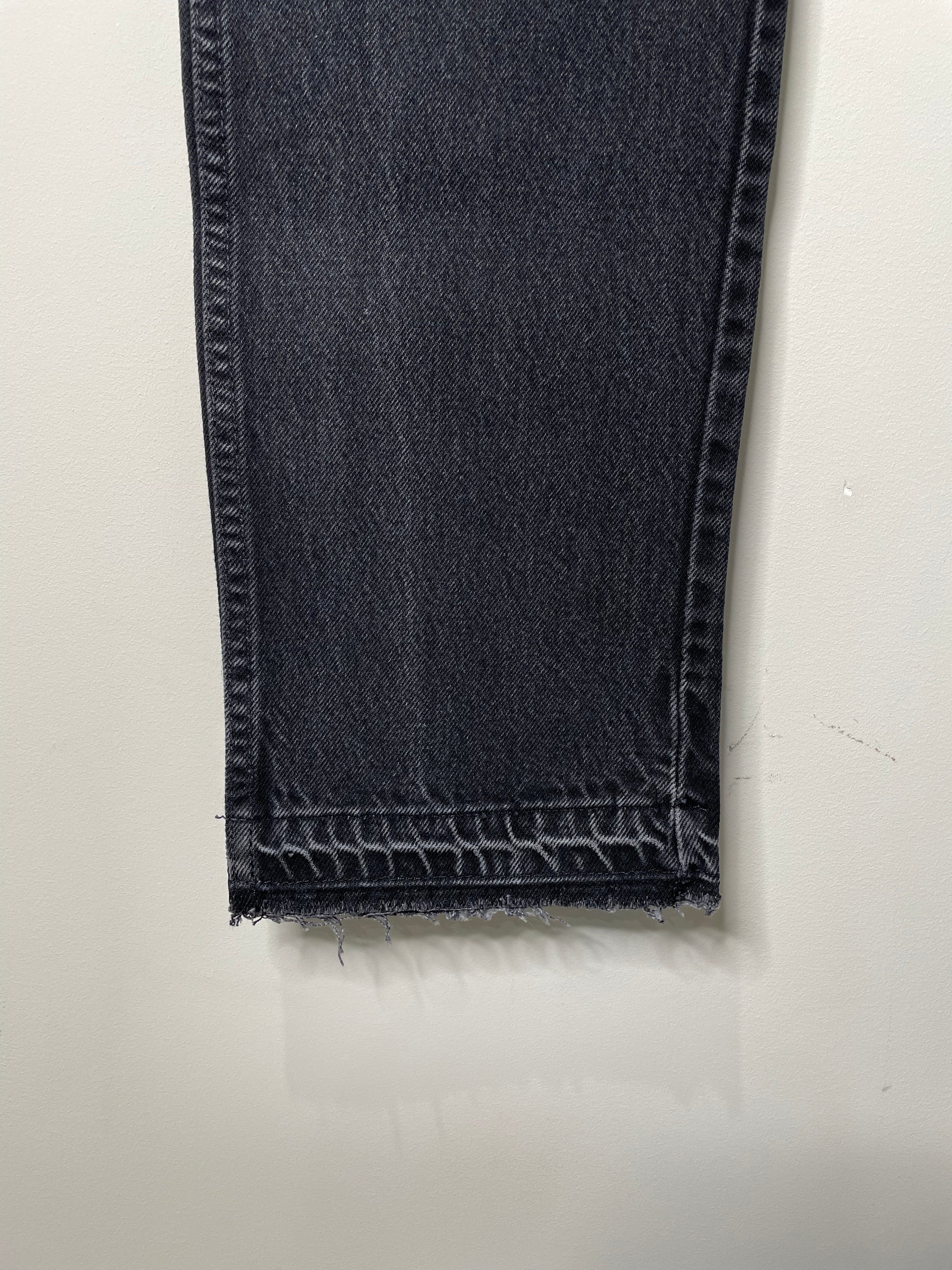 1990s Levi’s Faded Black 505 Released Hem (32X31)