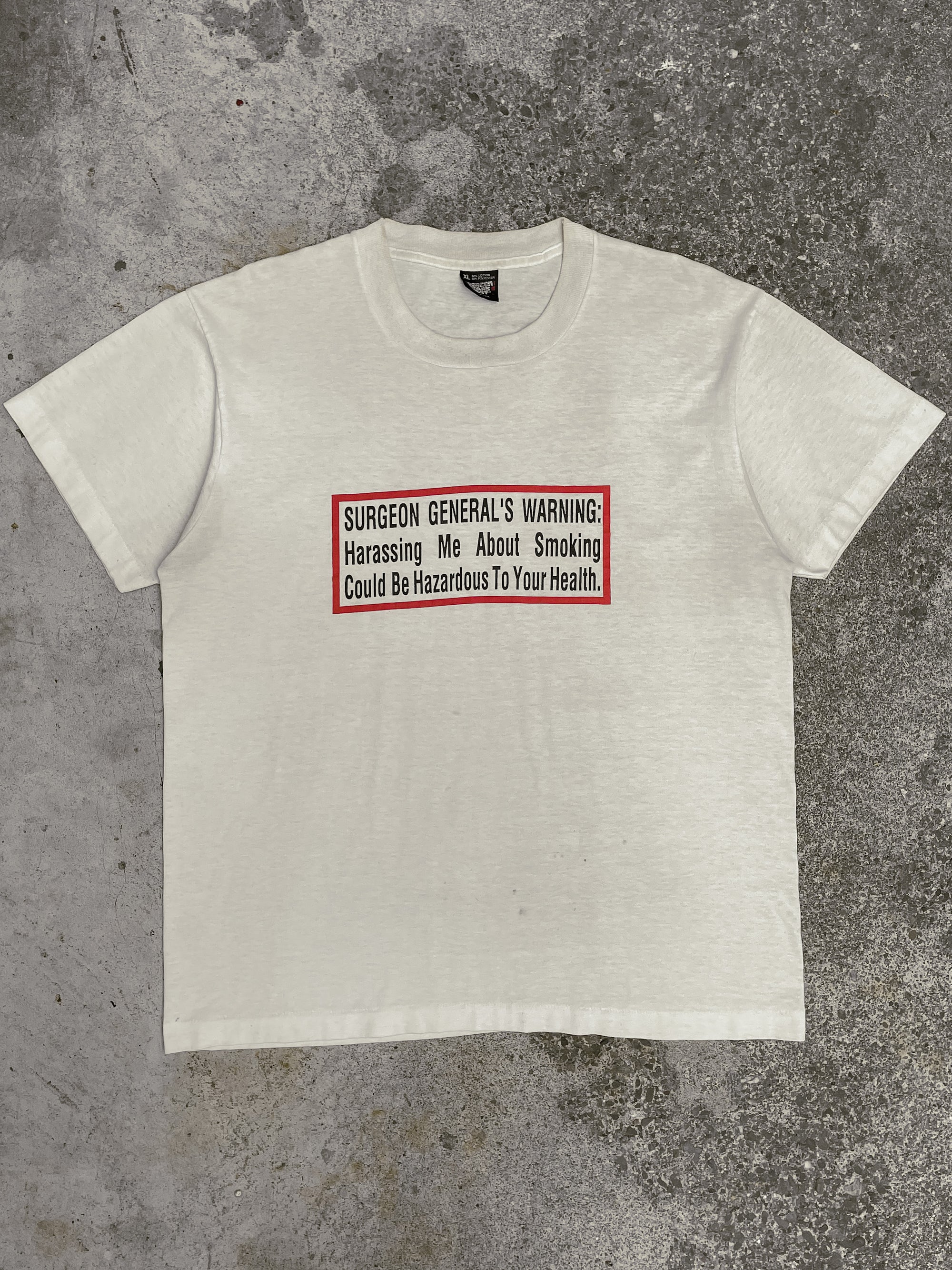 1980s “Harassing Me About Smoking …” Screen Stars Tee