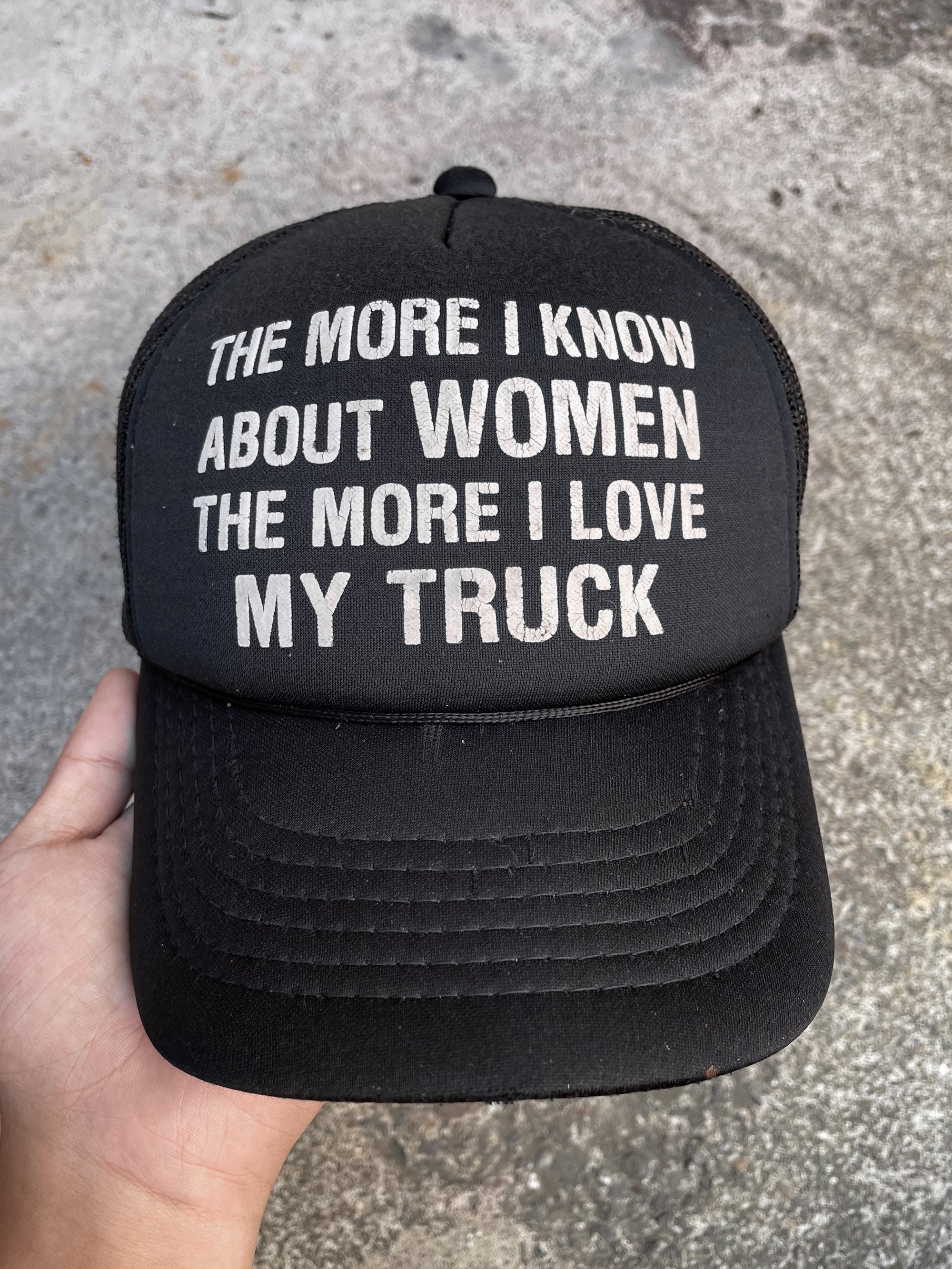 1990s “The More I Know About Women…” Trucker Hat