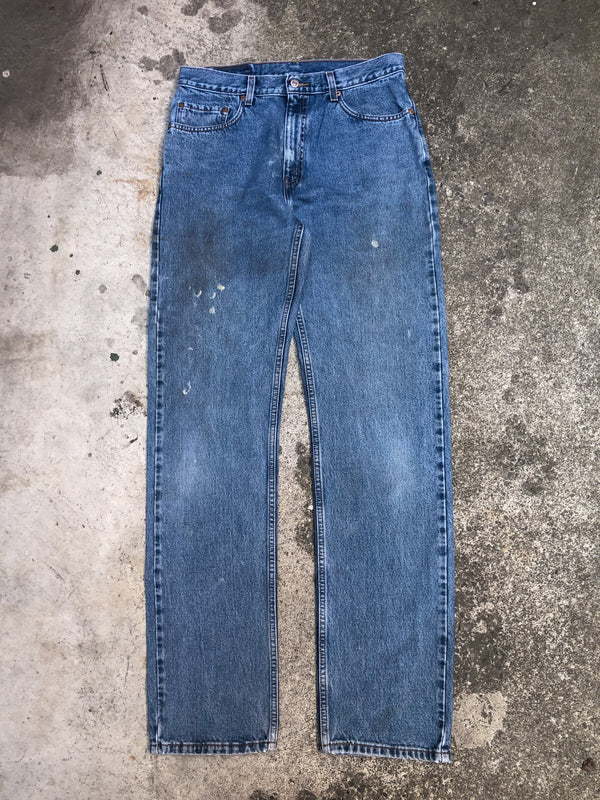 1990s Levis Painted Faded Blue 505 (33X35)