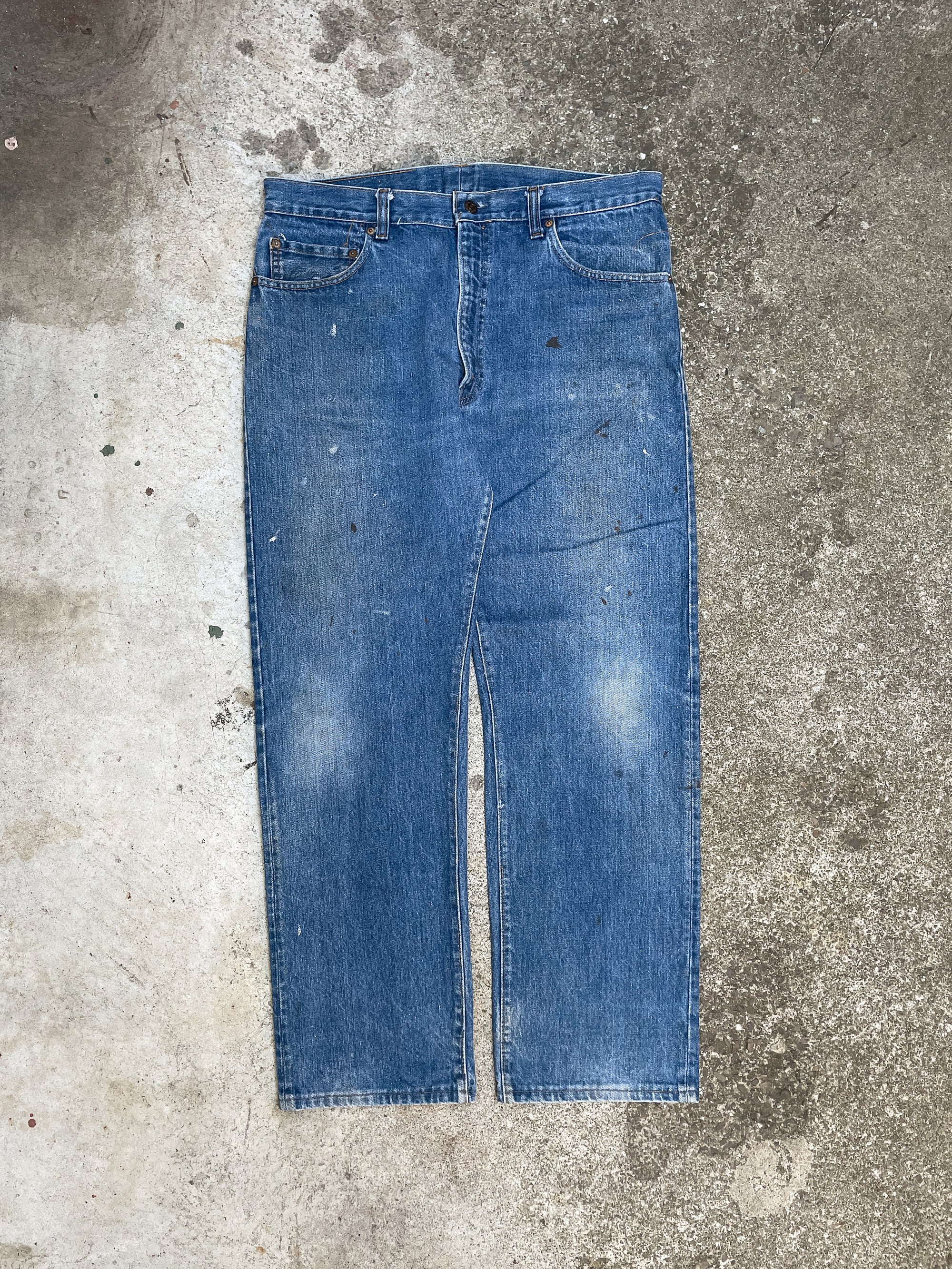 1970s Levi’s Worn In Blue 505 Talon Zip (35X29)