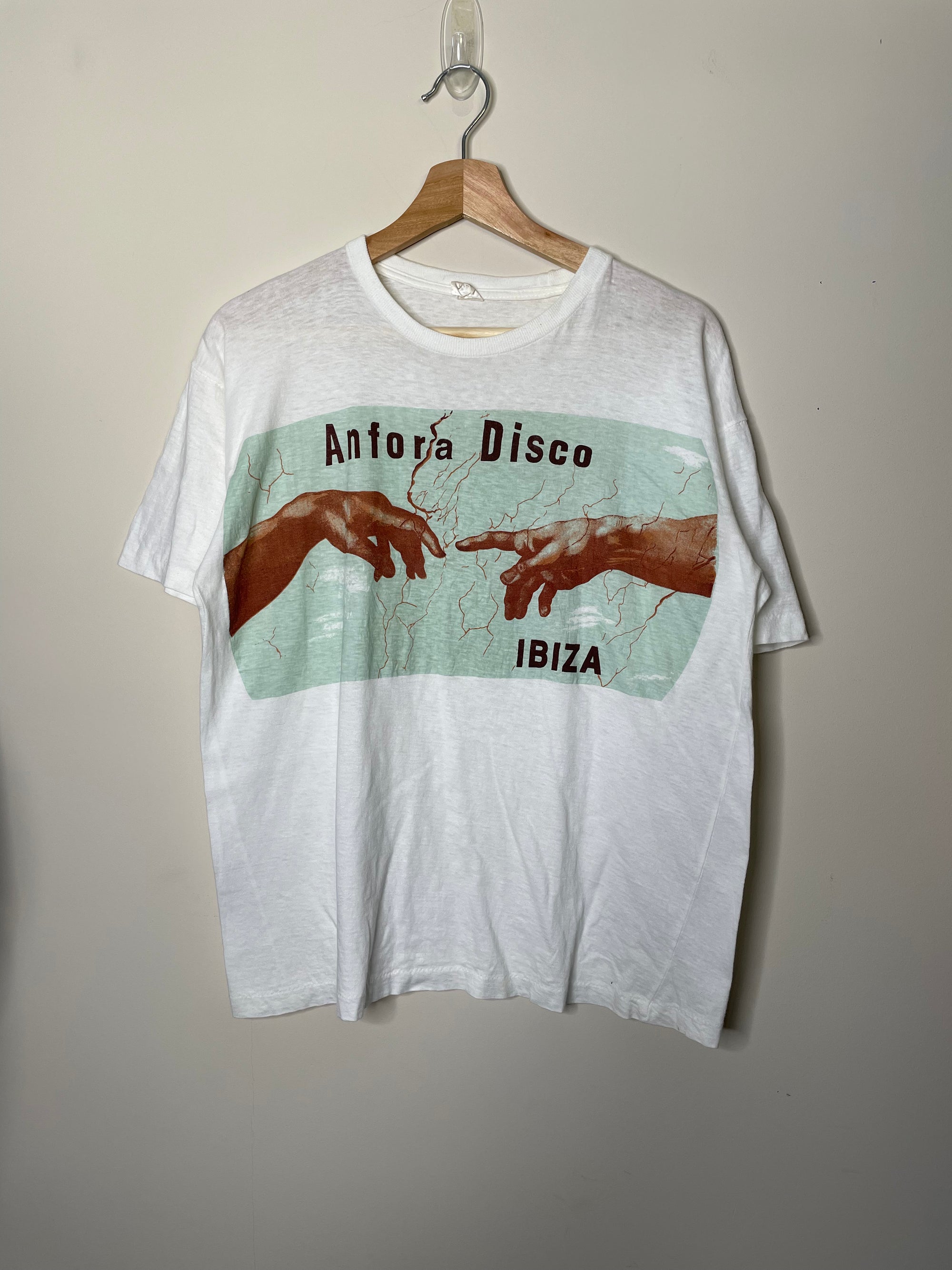 1980s “Anfora Disco Ibiza” Single Stitched Tee (M)