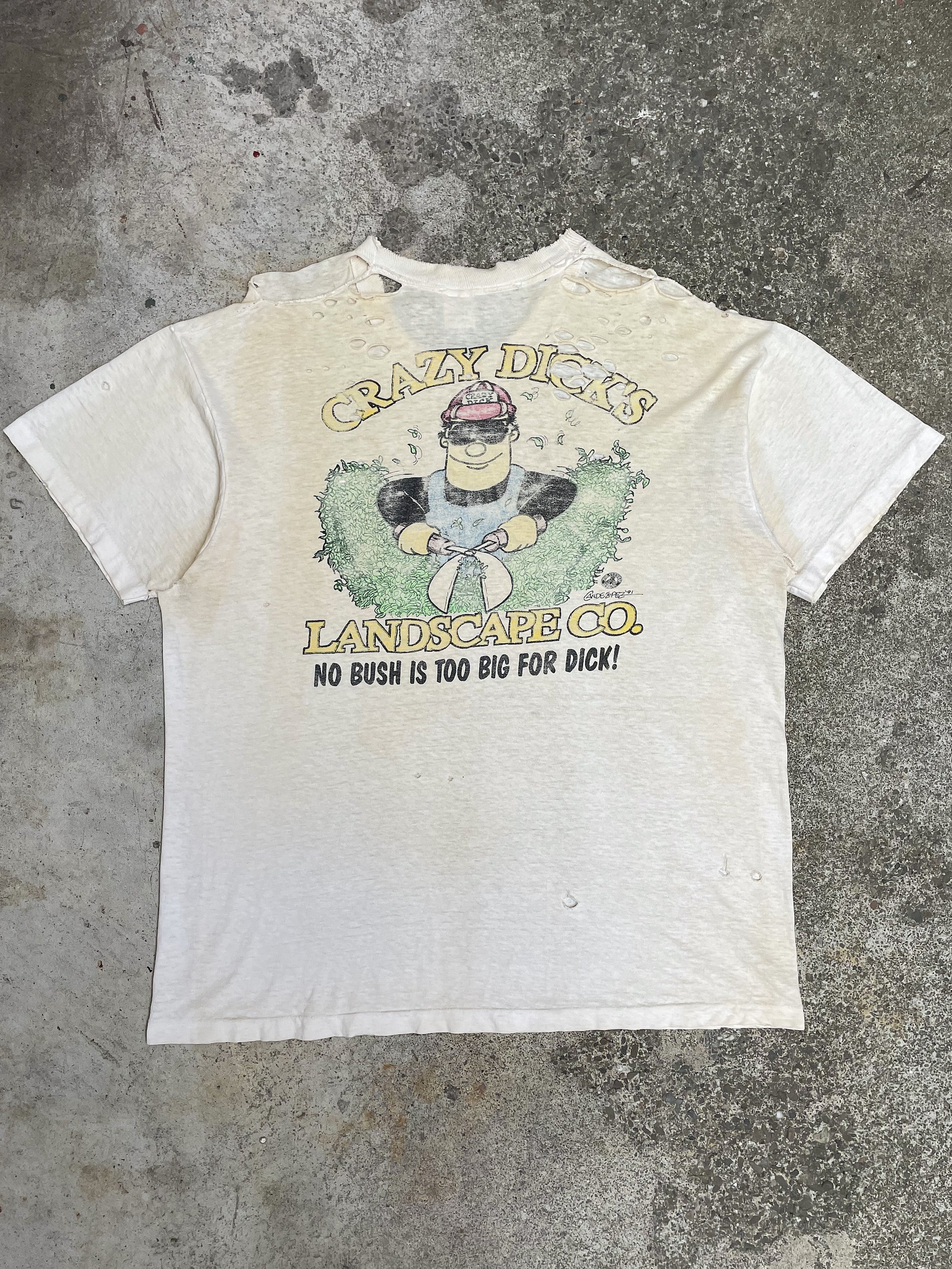 1990s “Real Workin’ Cowboys” Thrashed Stained Single Stitched Tee