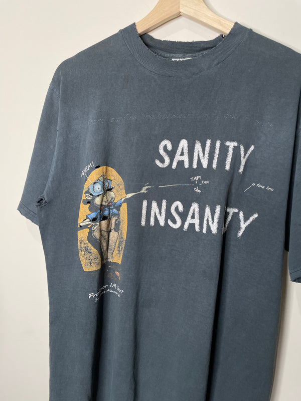 1990s “Sanity Insanity” Thrashed Faded Tee