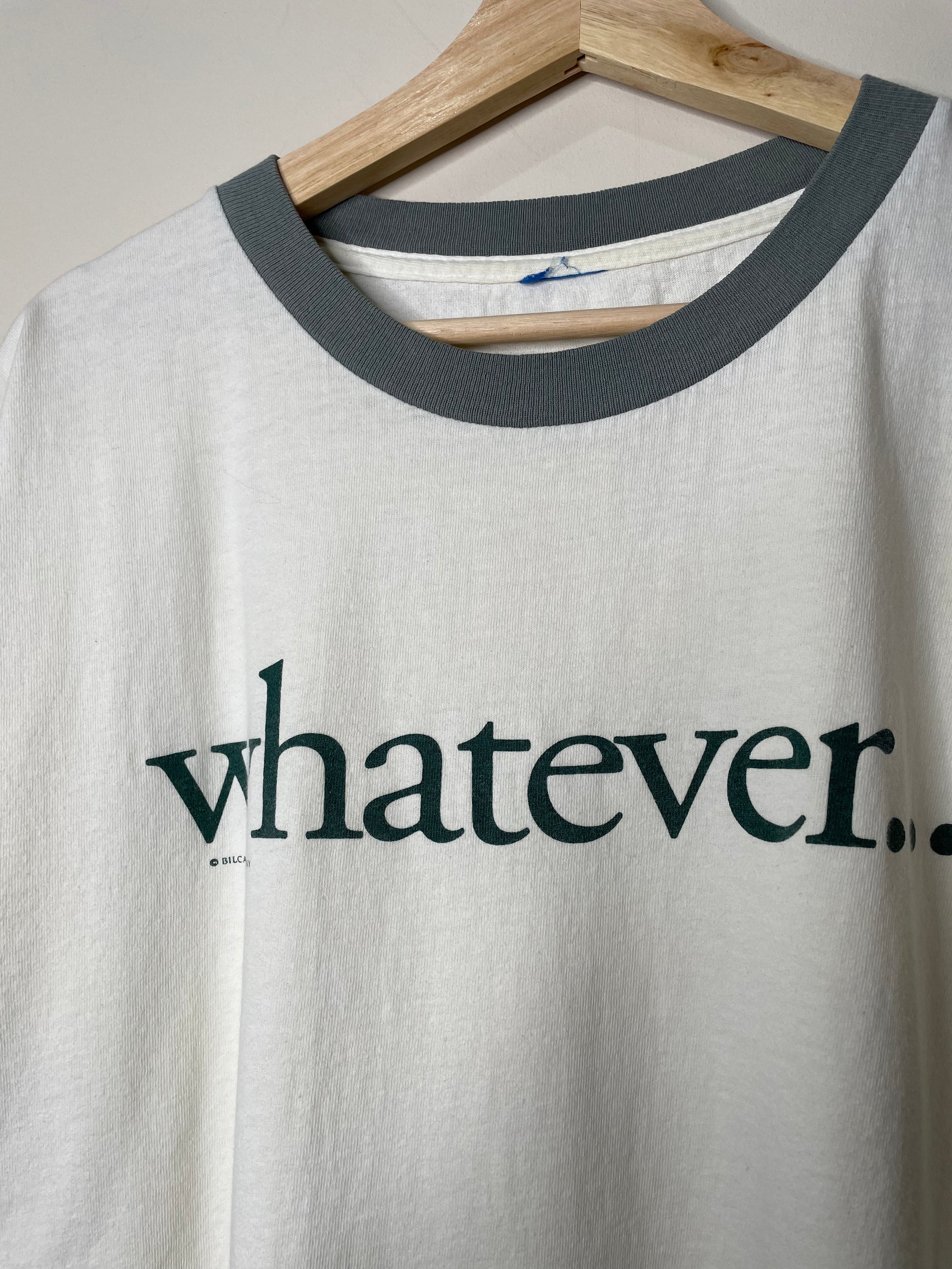 1990s “Whatever…” Ringer Tee (M)