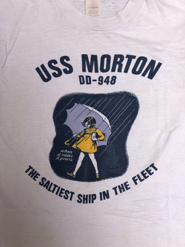 1980s Single Stitched “USS Morton” Tee