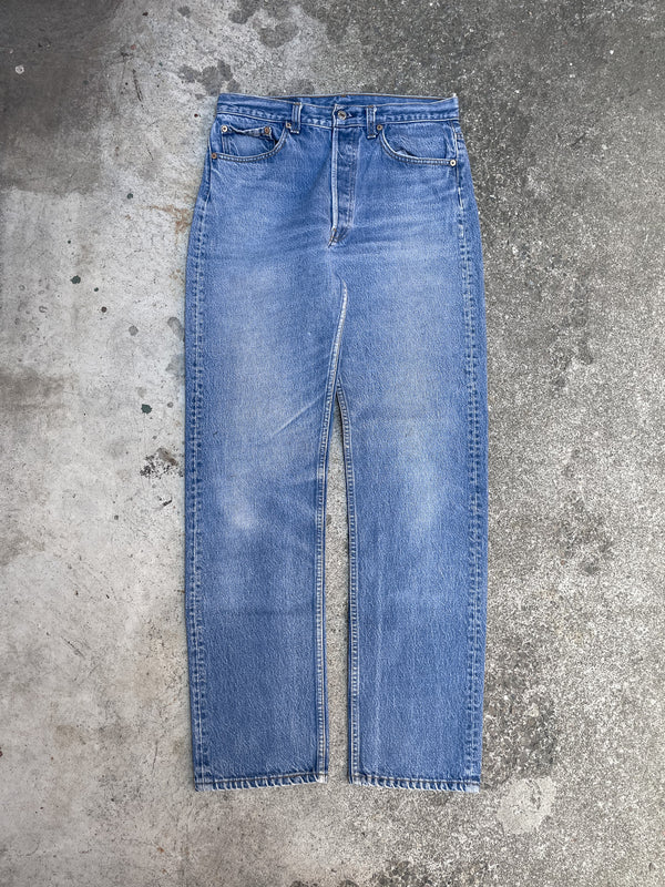 1990s Levi’s Worn In Blue 501XX (31X32)