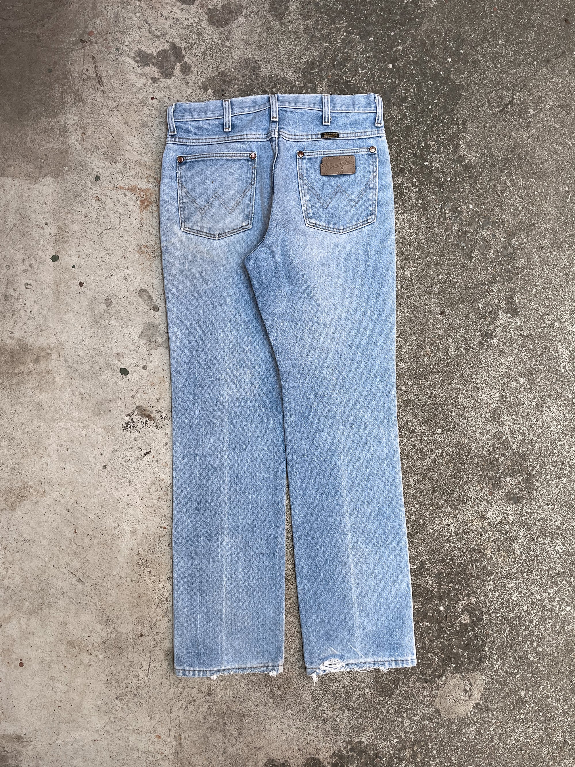 1980s Wrangler Faded Blue Denim (30X30)