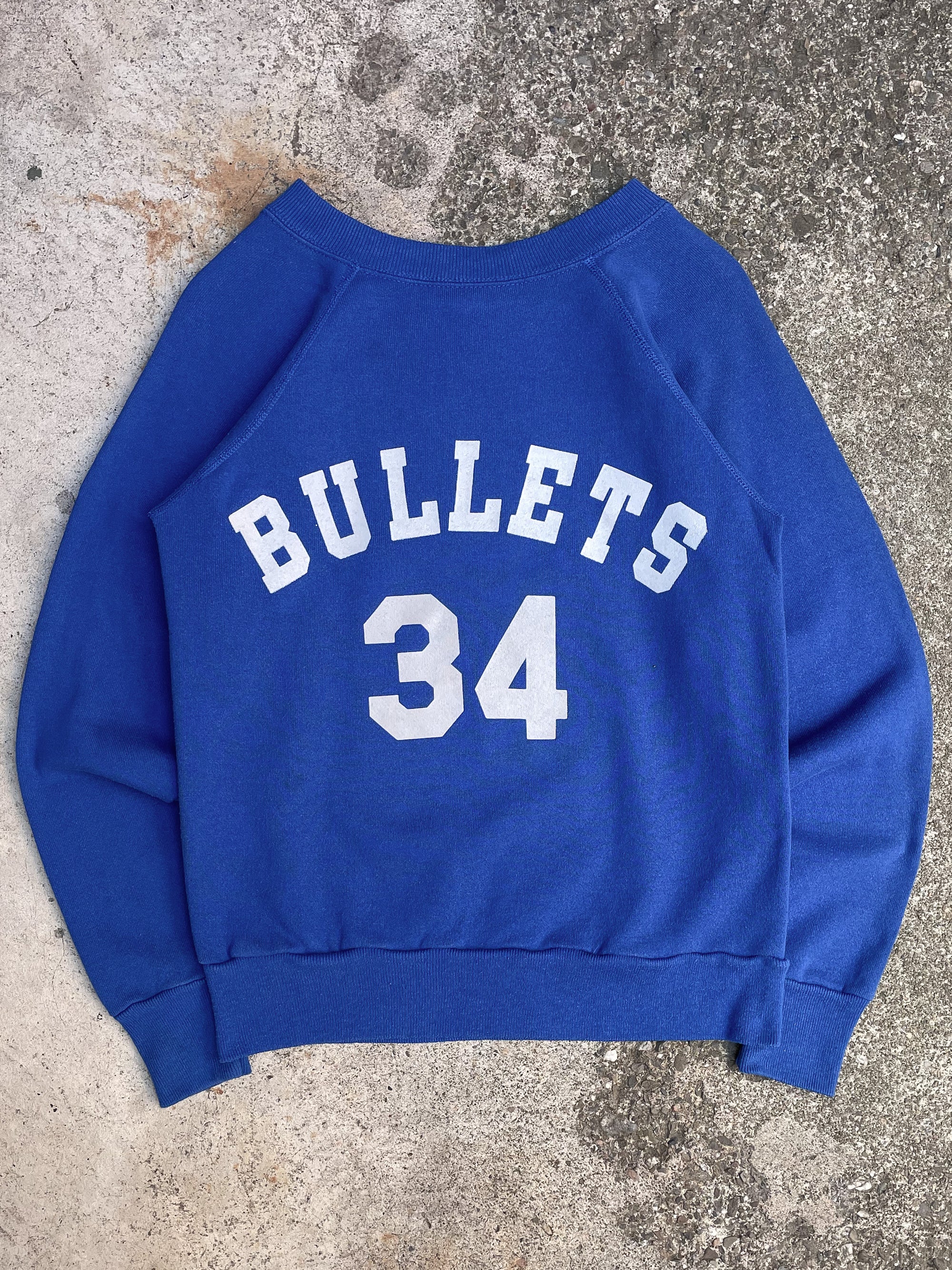 1980s “Bullets” Raglan Sweatshirt (XS)