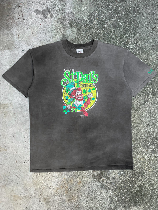 1990s “St Pat’s” Sun Faded Single Stitched Tee (XL)