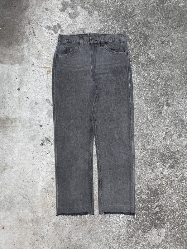 1980s Levi’s Grey 505 Raw Hem (30X28)