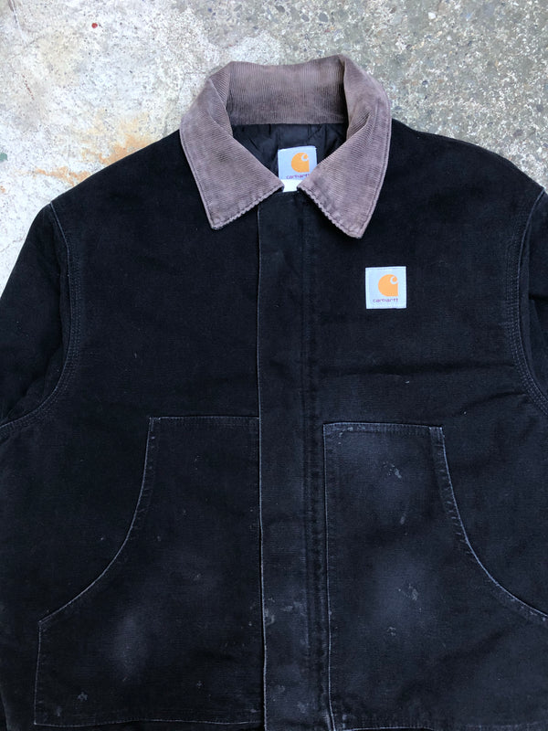 1990s Carhartt Black Quilted Arctic Jacket (L)