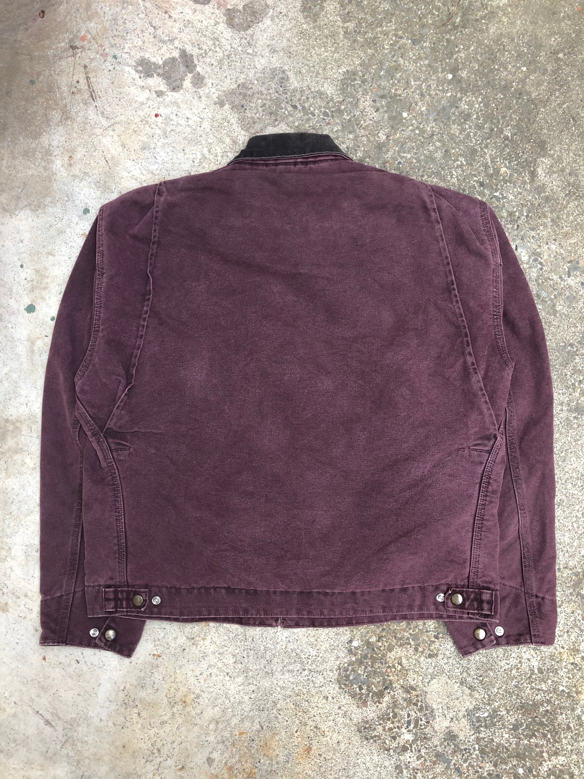 1990s Carhartt Burgundy Lined Work Jacket (L)