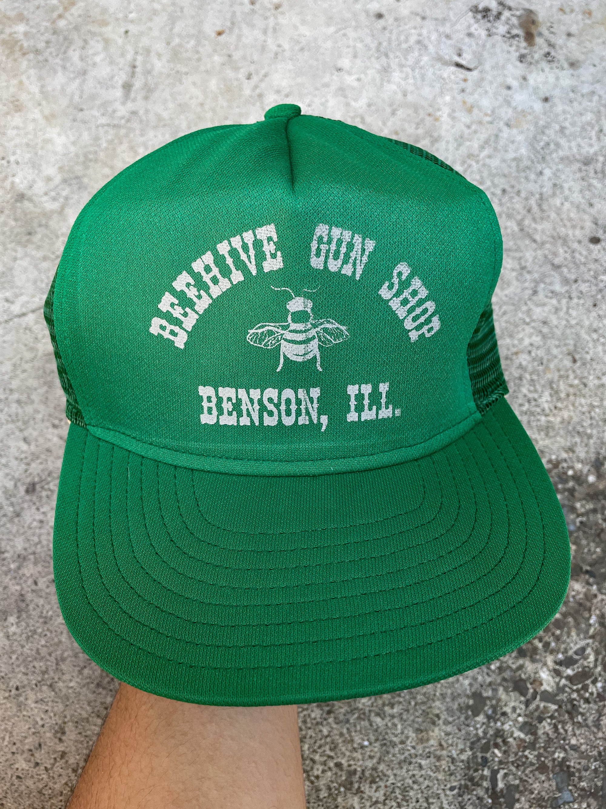 1980s “Beehive Gun Shop” Trucker Hat