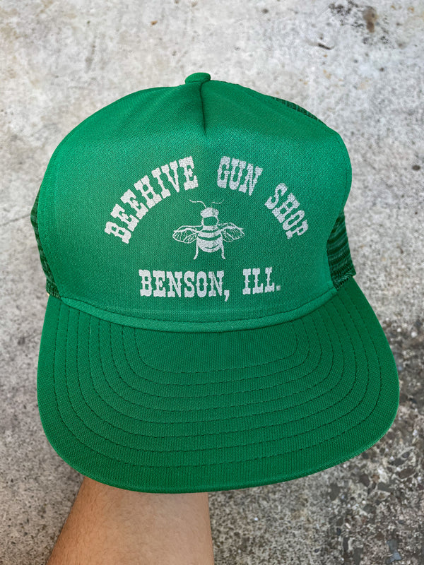 1980s “Beehive Gun Shop” Trucker Hat