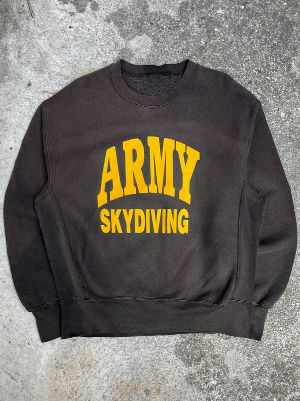 1990s “Army Skydiving” Sun Faded Sweatshirt