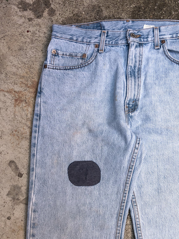 1990s Levis Patched Faded Blue 505 (31X32)