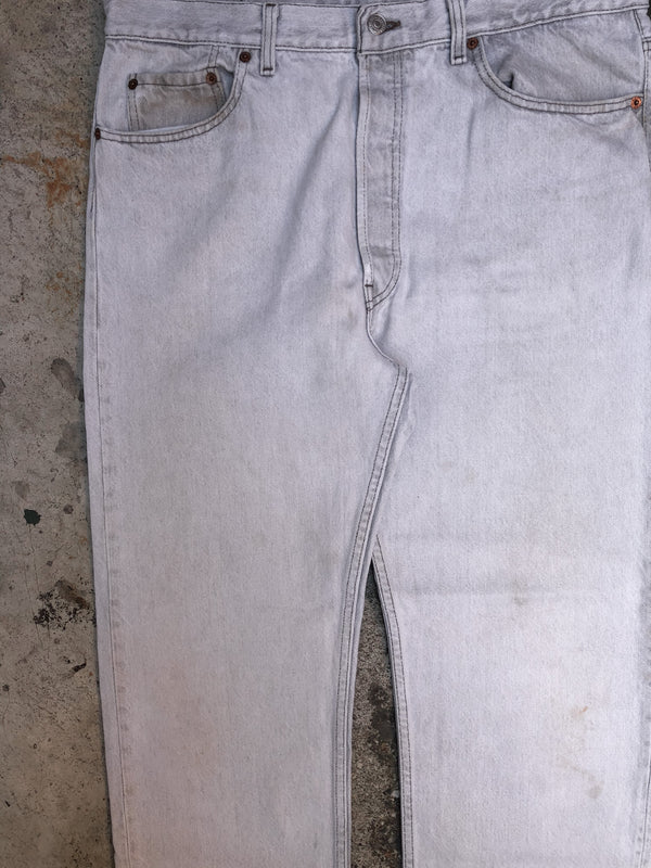 1990s Levis Pale Grey 501 (36X30)