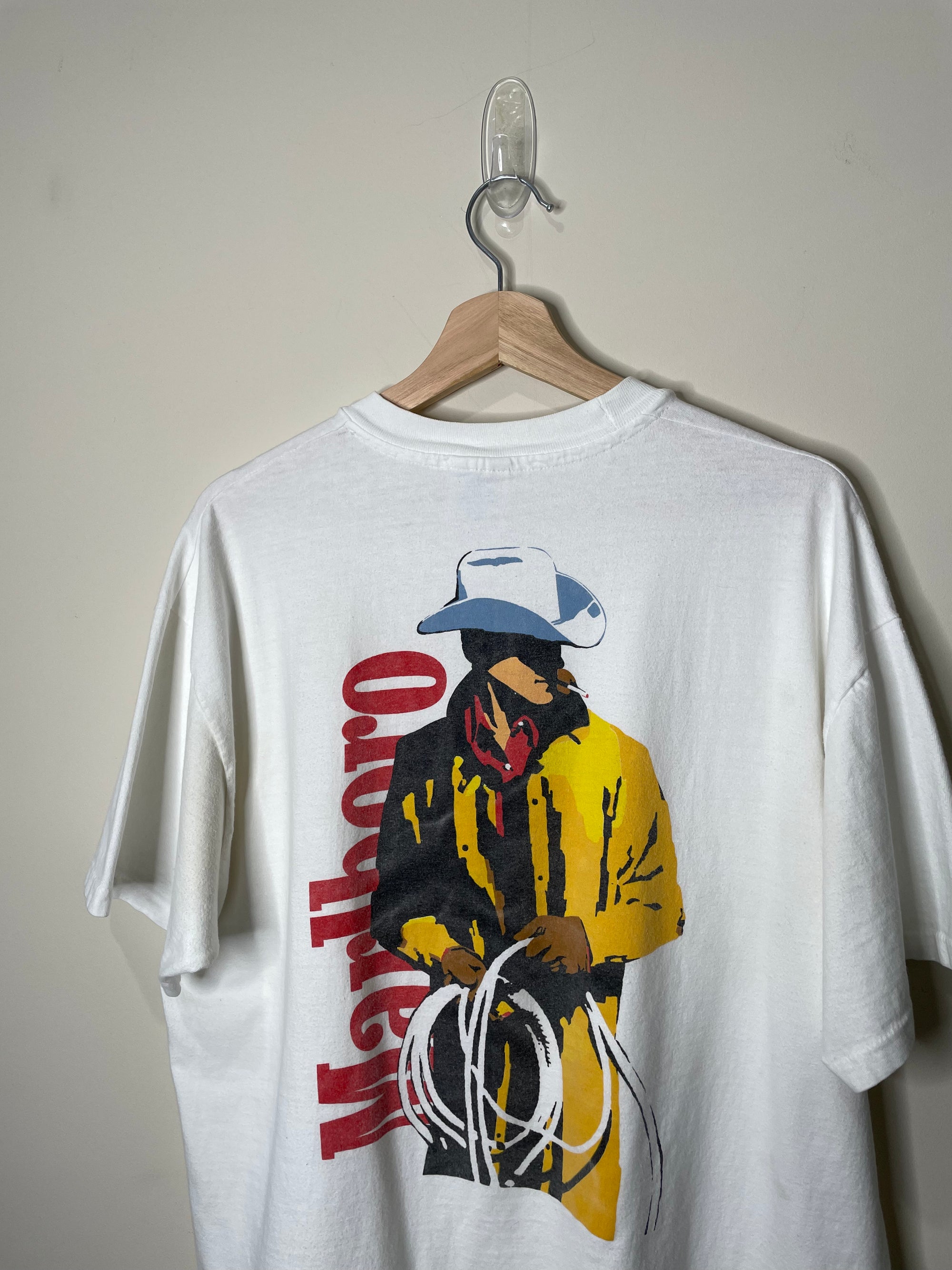 1990s “Marlboro Cowboy” Single Stitched Hanes Beefy Tee (XL)