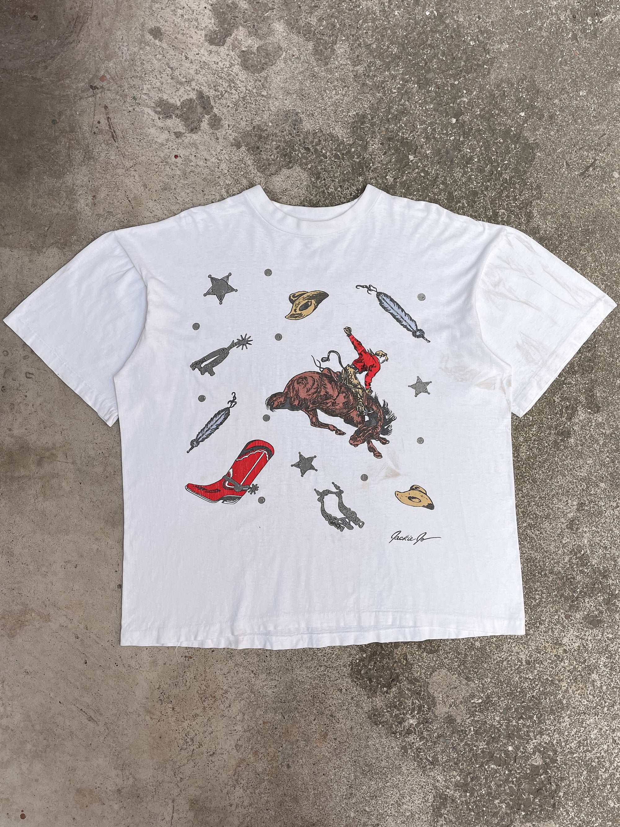 1990s Jackie Jo “Rodeo Cowboy” Single Stitched Tee