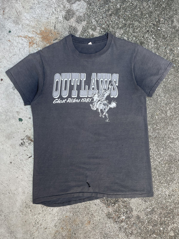 1980s Outlaws “Ghost Riders” Faded Single Stitched Tour Tee