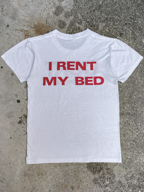 1970s “I Rent My Bed” Single Stitched Tee