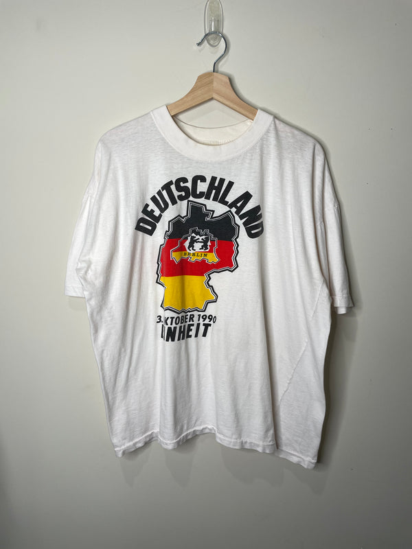 1990s “Deutschland” Single Stitched Tee (XL)