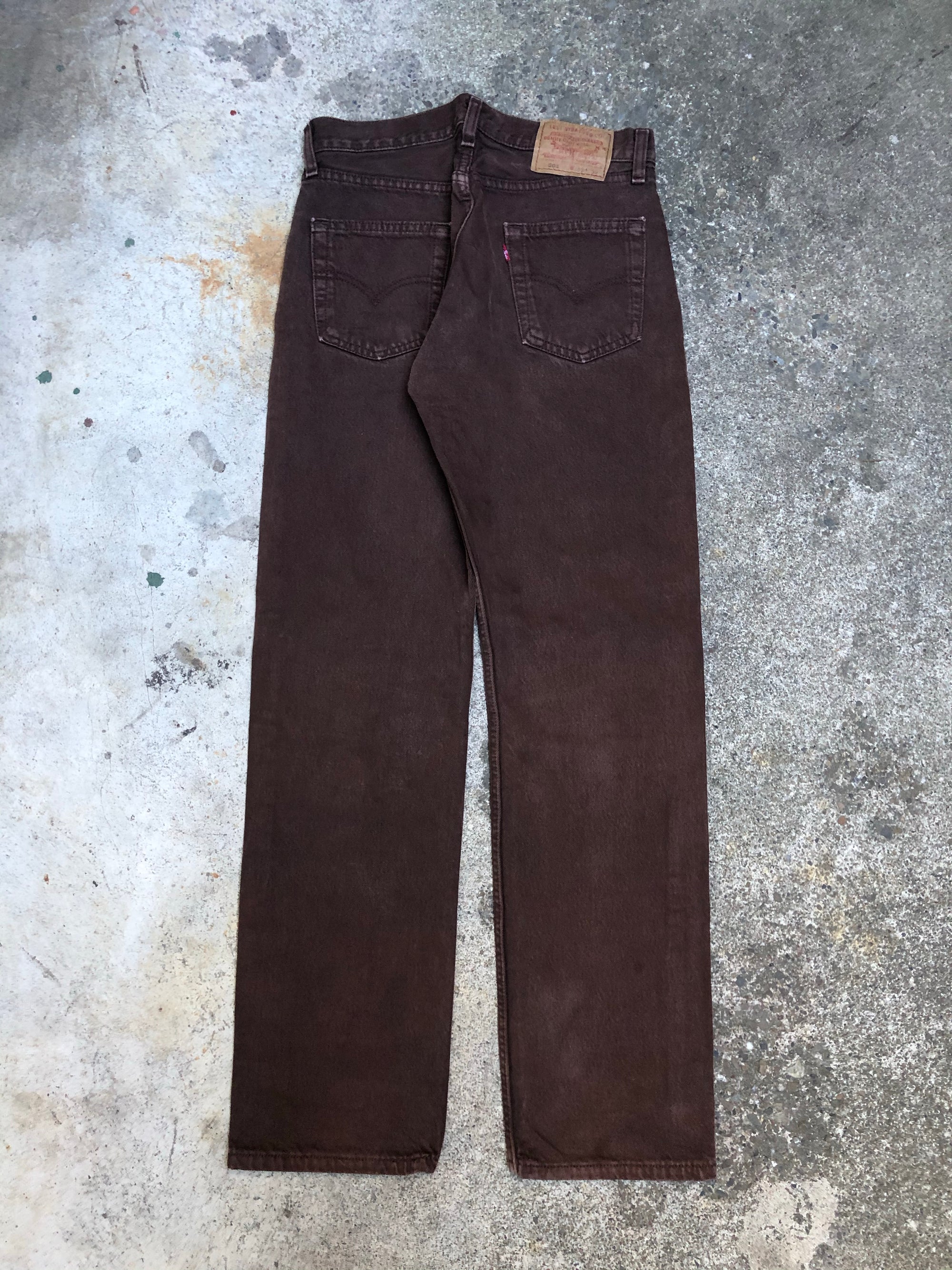 1990s Levis Faded Brown 501 (29X29)