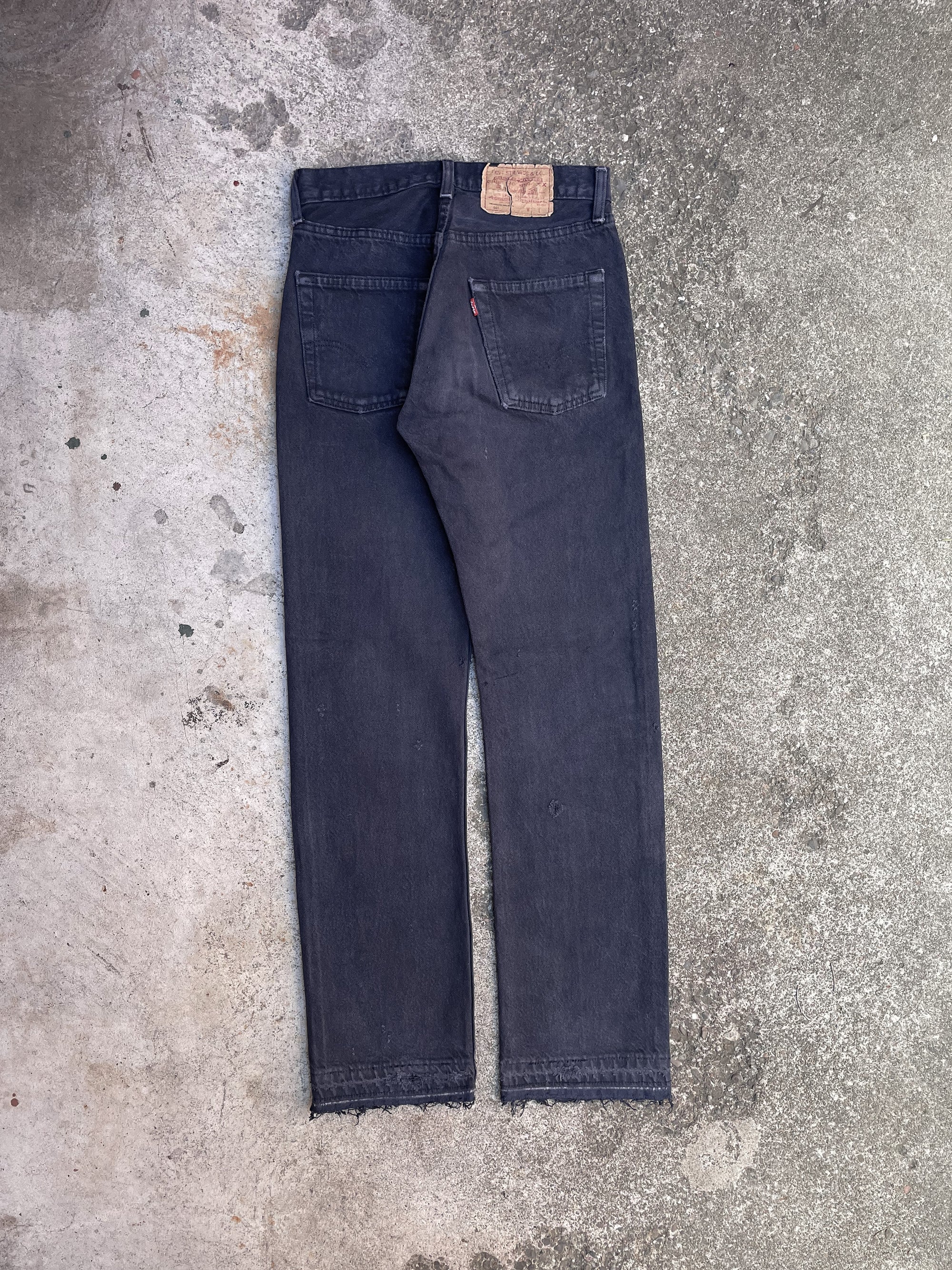 1990s Levi’s Faded Midnight 501 Released Hem (27X31)