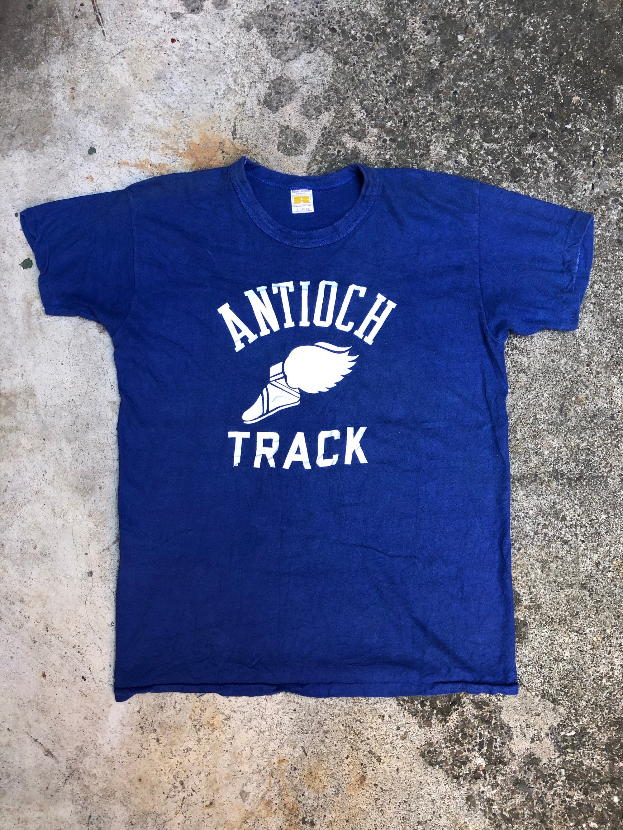 1970s Russell Single Stitched “Antioch Track” Tee