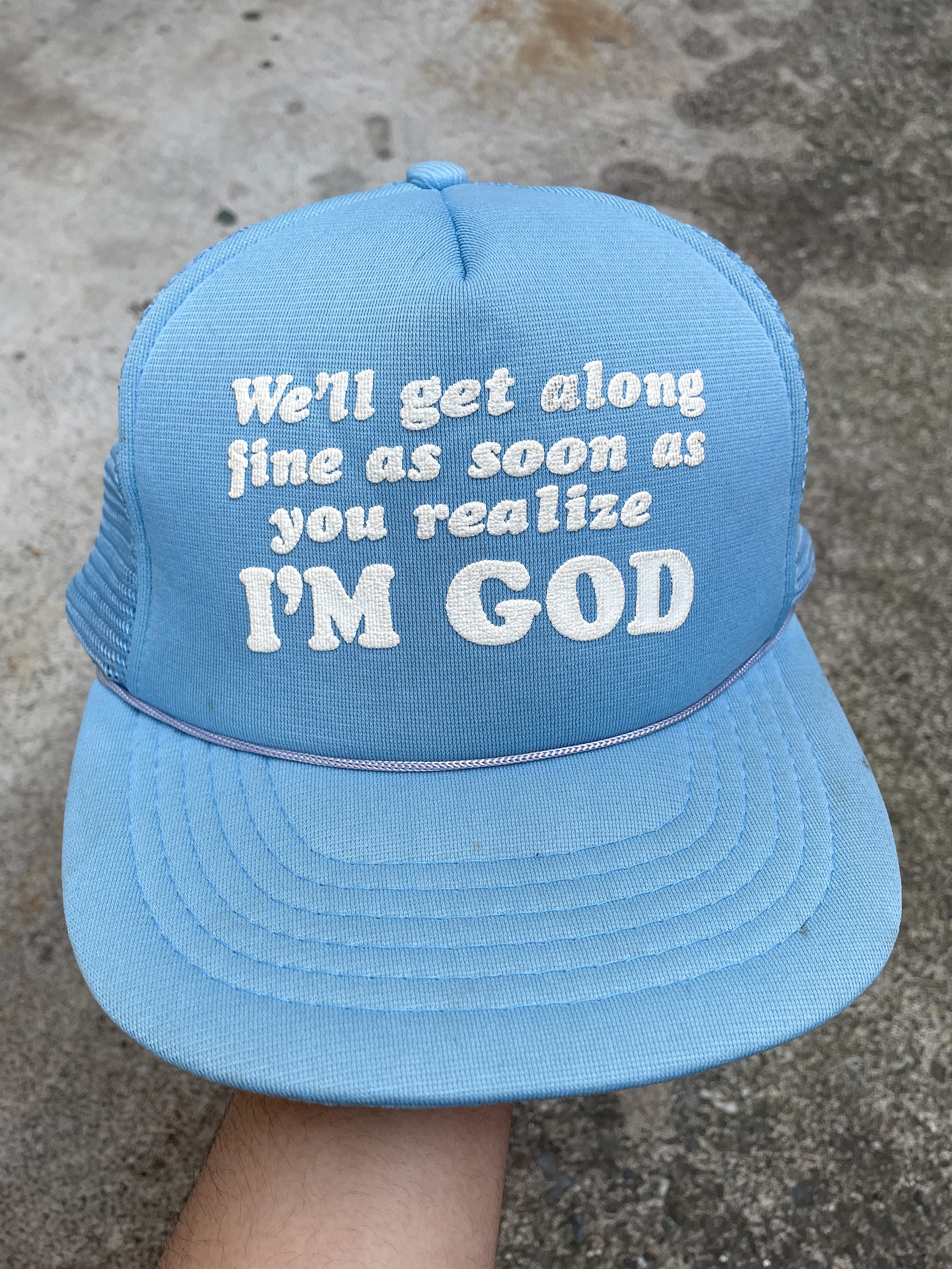 1990s “I’m God” Trucker Hat