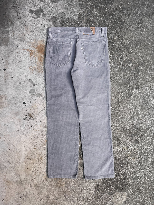 1970s/80s White Tab Levi’s Grey Corduroy Pants (26X27)