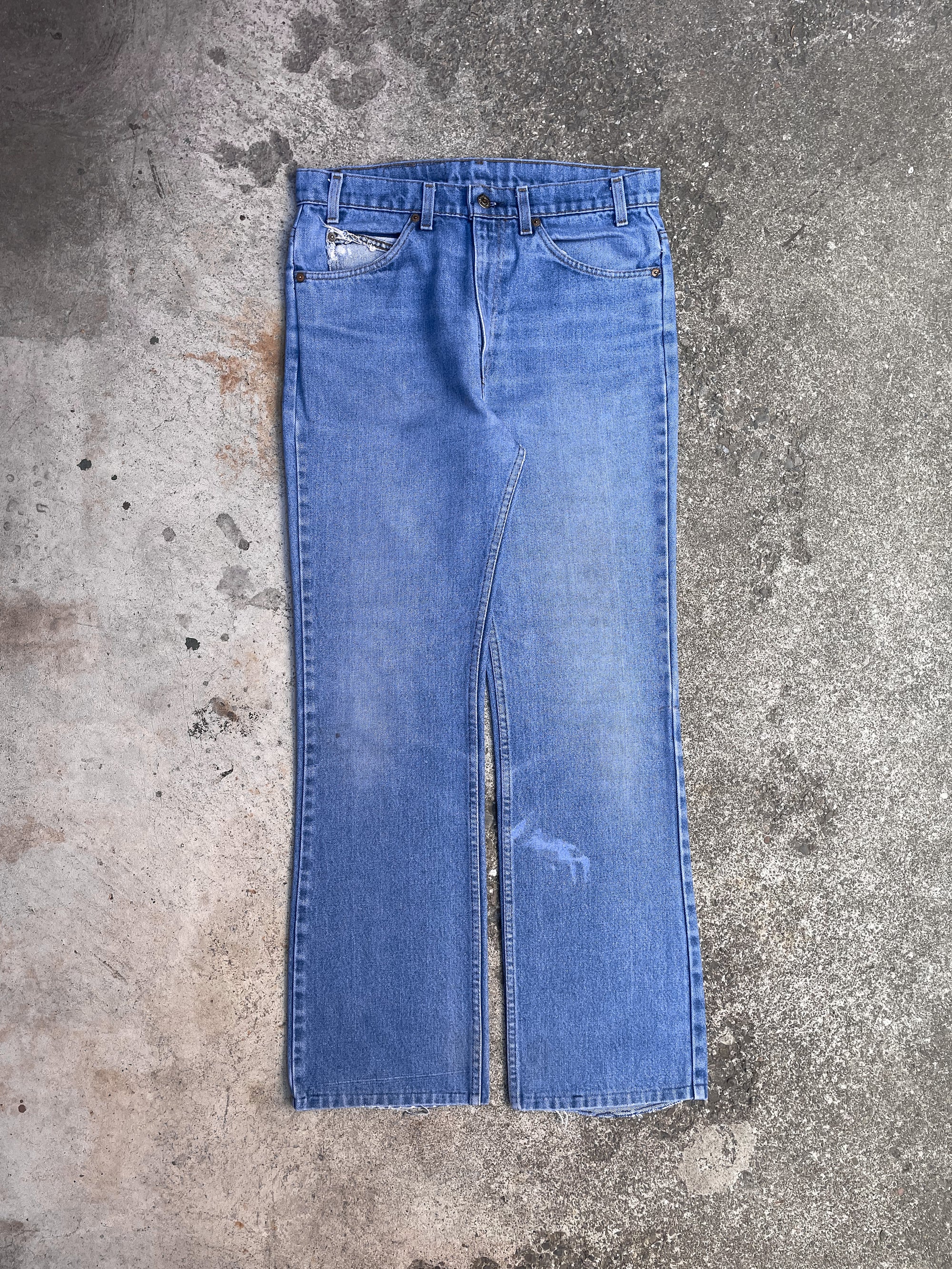 1980s Orange Tab Levi’s Repaired Blue 517 (32X30)