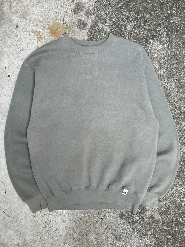 Vintage Russell Sage Green Blank Sweatshirt