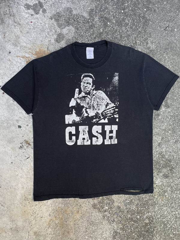 Vintage “Johnny Cash” Distressed Tee (XL)