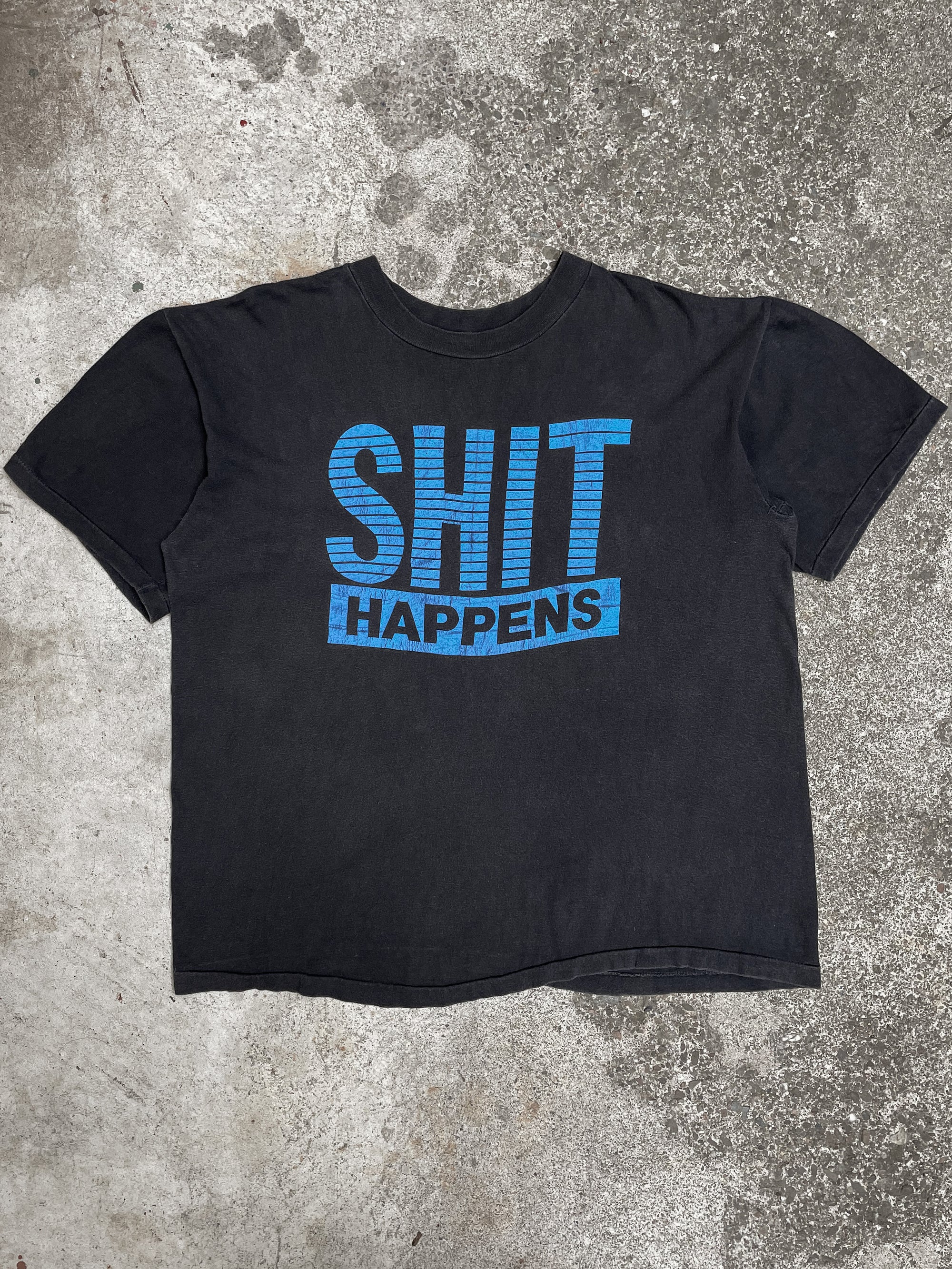 1980s “Shit Happens” Single Stitched Tee