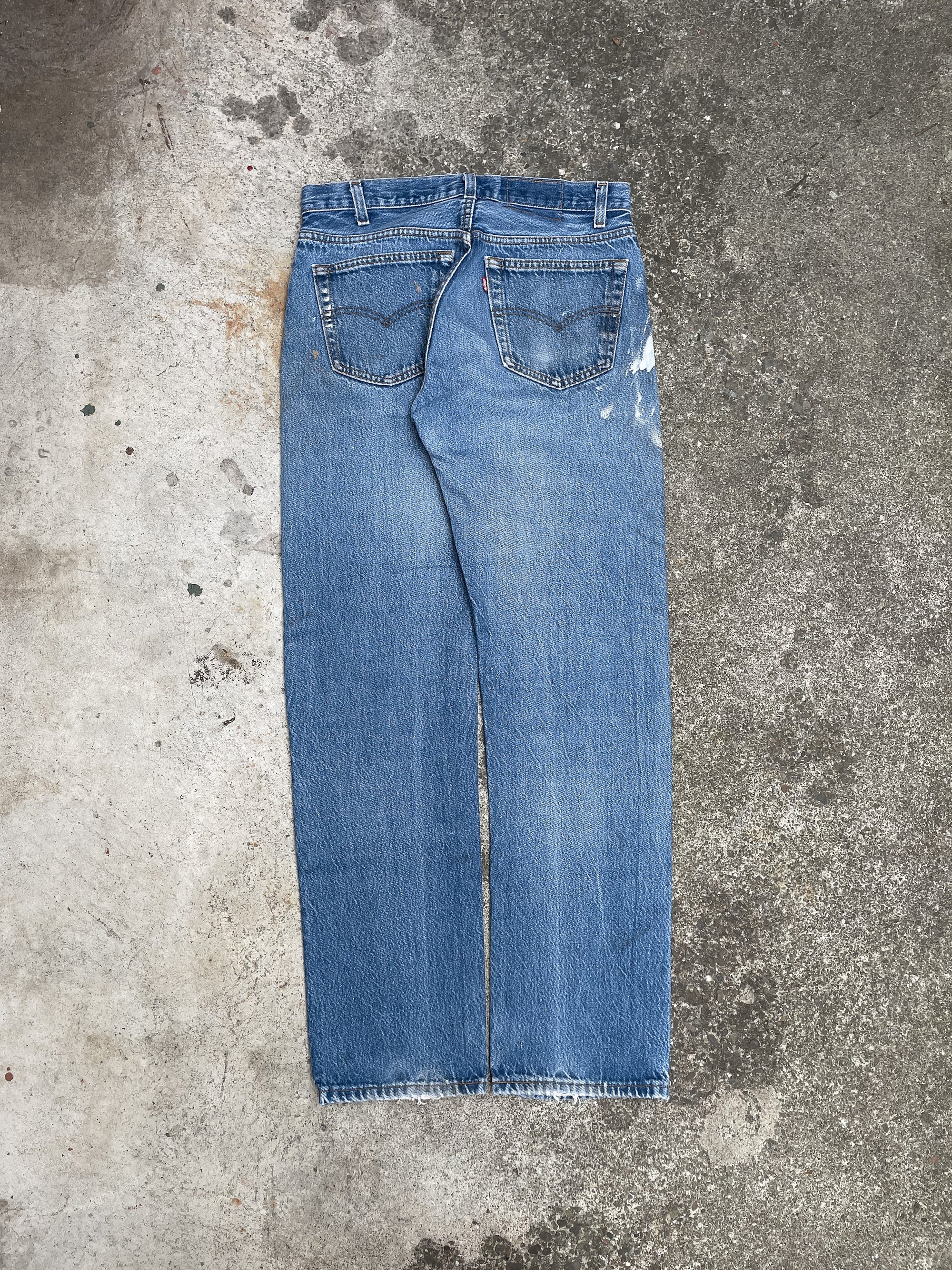 1990s Levi’s Painted Blue 501 (30X30)