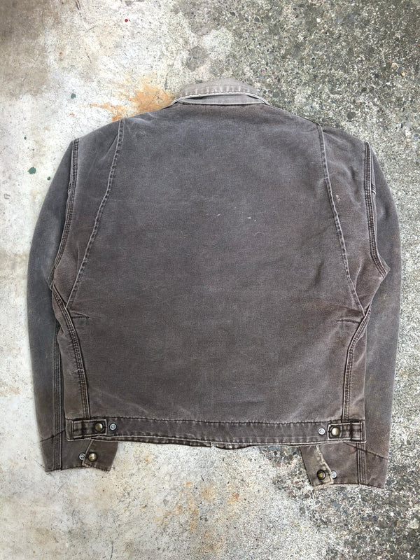 1990s Carhartt Faded Timber Brown Lined Work Jacket (L)