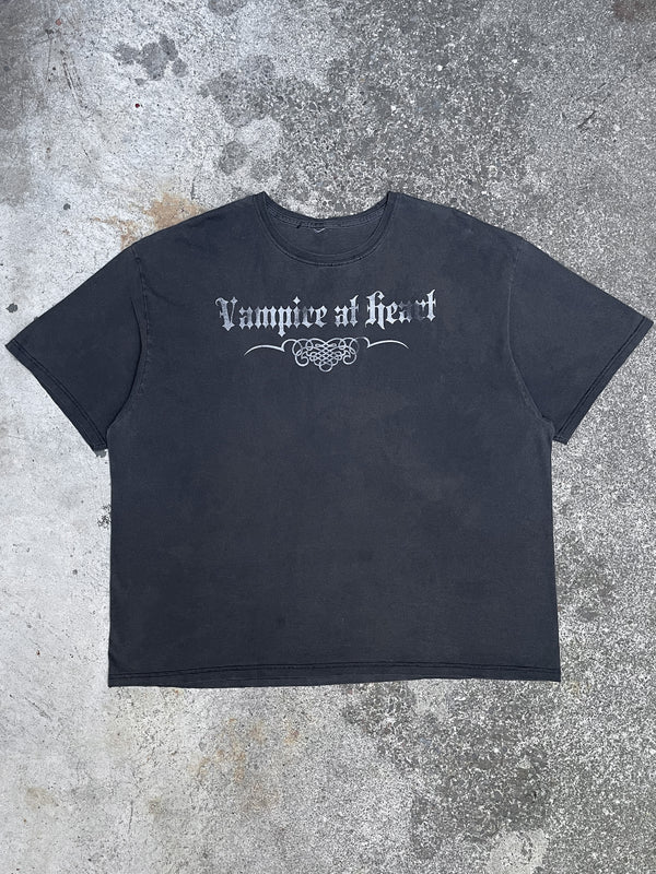 Vintage “Vampire at Heart” Faded Tee (XL)